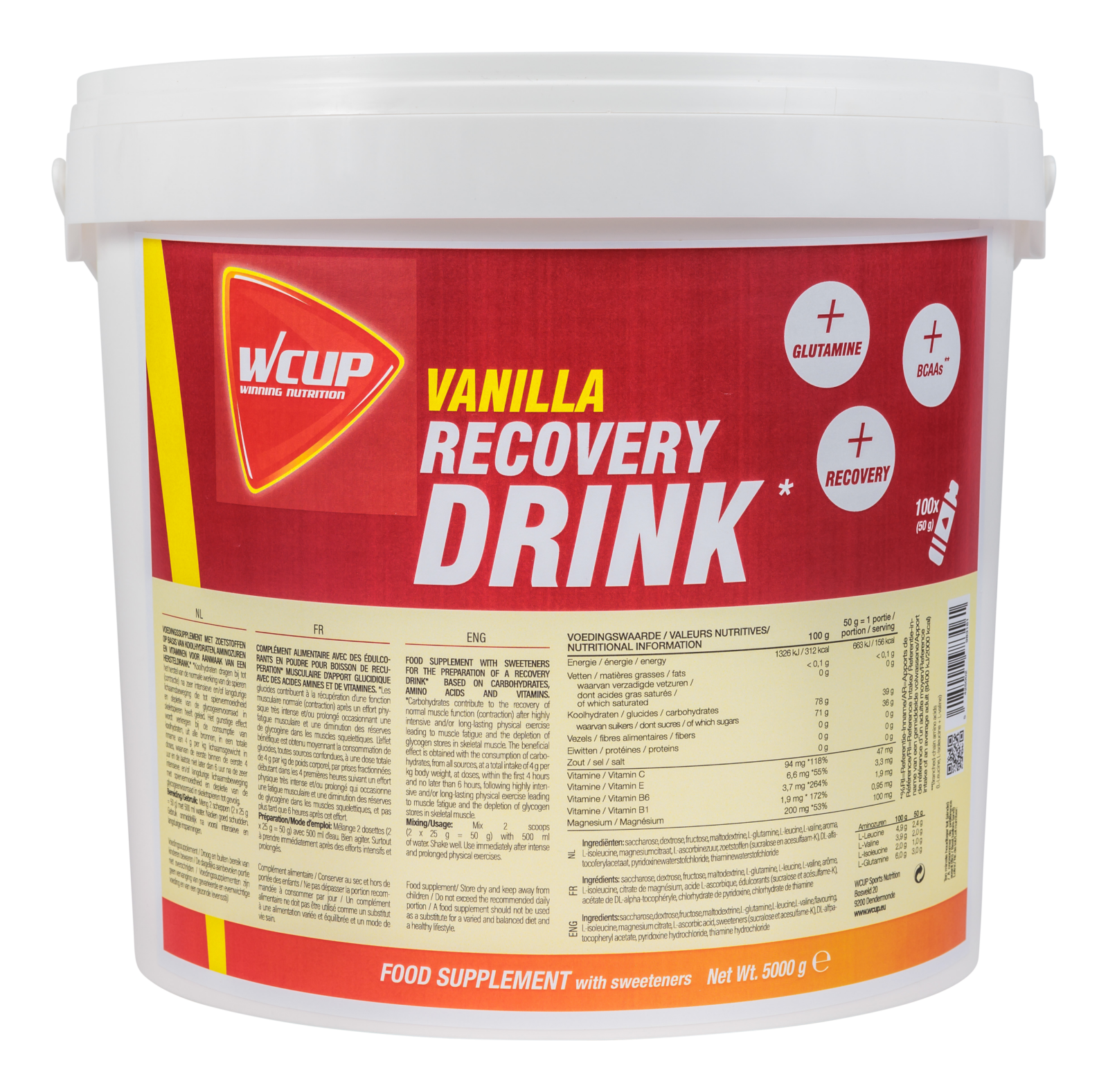  Recovery Drink Vanille 5000 G 