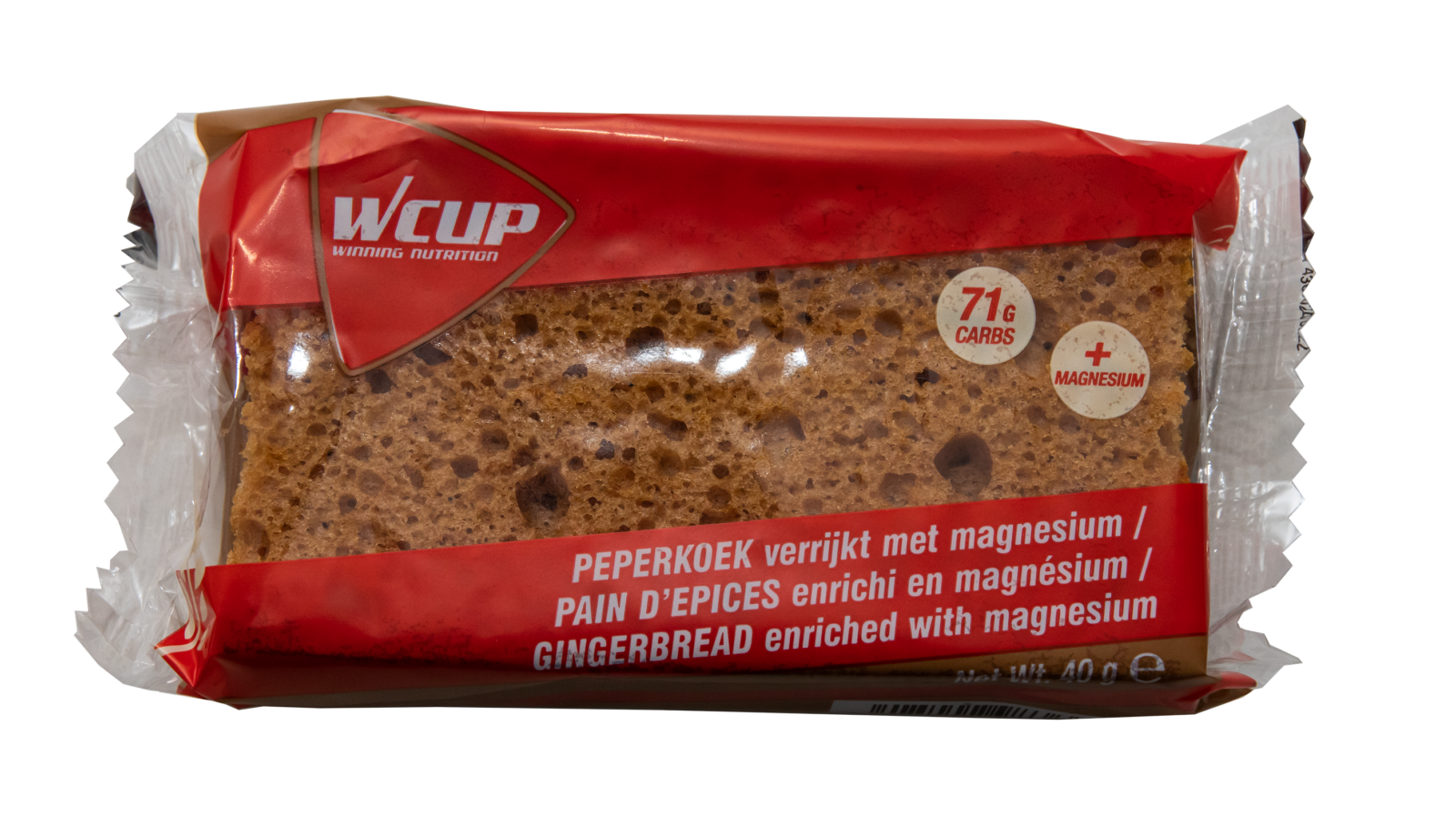  WCUP Peperkoek verrijkt met Magnesium 40 G (10 st-pce) 