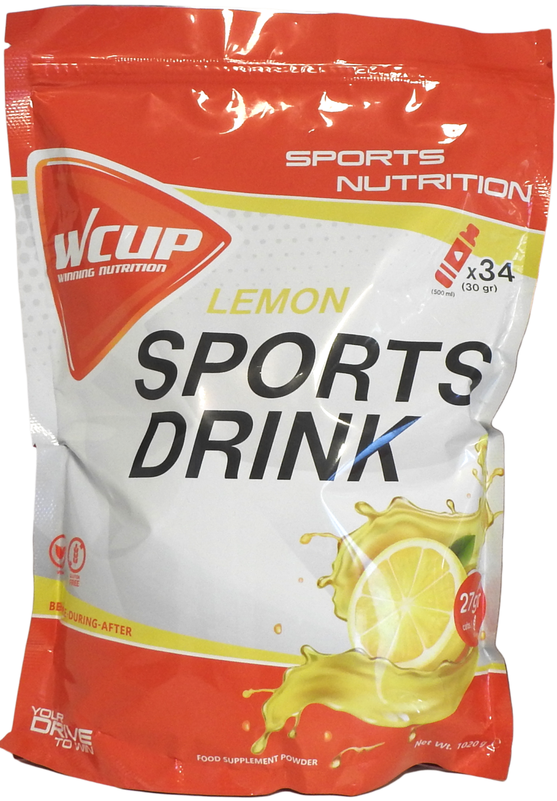  Sports Drink Lemon 1020 G (Pouch) 